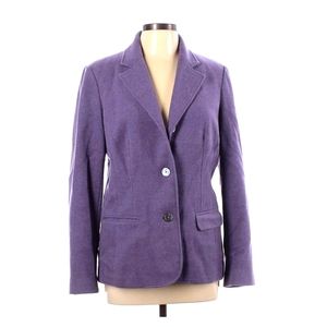 Eddie Bauer Wool Blend Purple Blazer